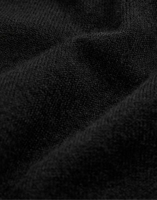 OYSHO Balloon fluid-knit trousers in black, 5 of 5