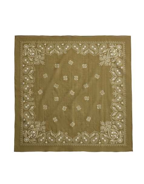 OYSHO - Bandana en coton imprimé - Kaki moyen - view 1