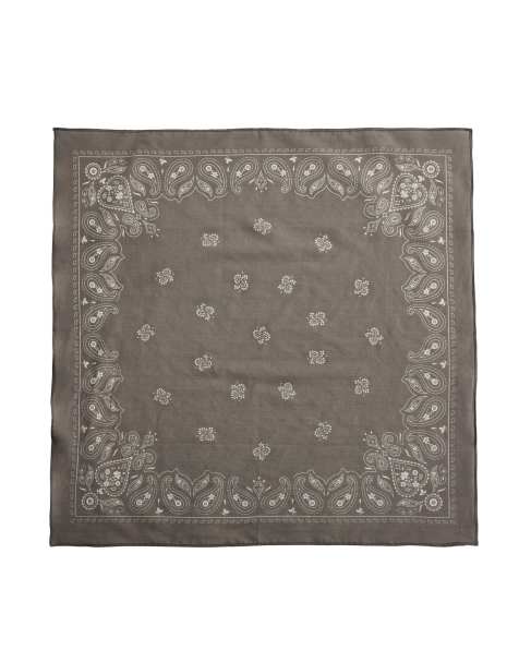 OYSHO - Bandana en coton imprimé - Marron - view 1