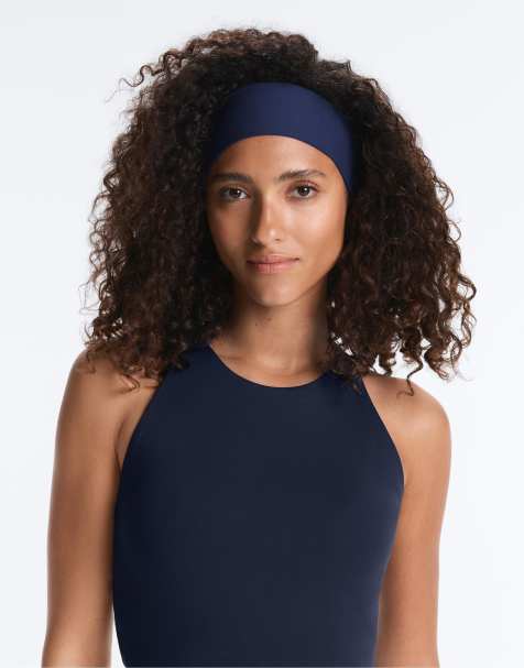 OYSHO - Bandeau de sport 6 cm - Bleu marine - view 1