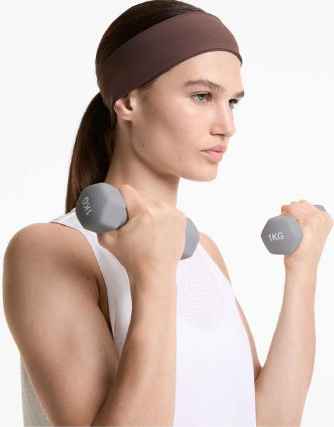OYSHO - Bandeau de sport 6 cm - Marron - view 1