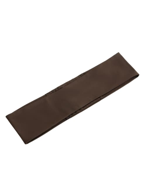 OYSHO - Bandeau de sport réglable 7  cm avec détails réfléchissants - Marron, 6 de 6