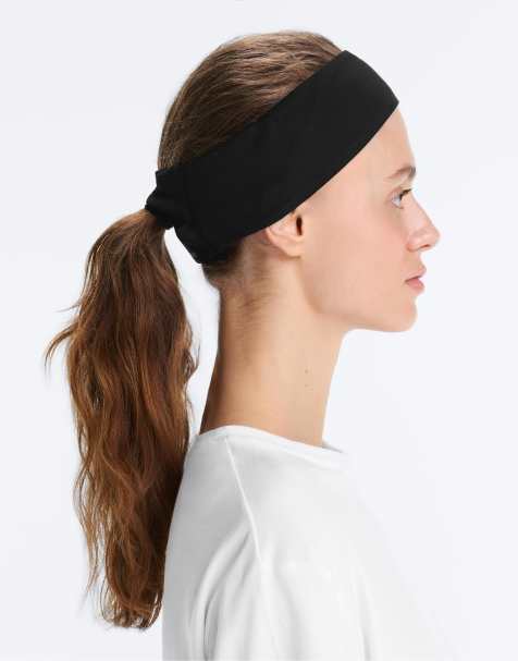 OYSHO - Bandeau de sport réglable 7 cm avec détails réfléchissants - Noir - view 1