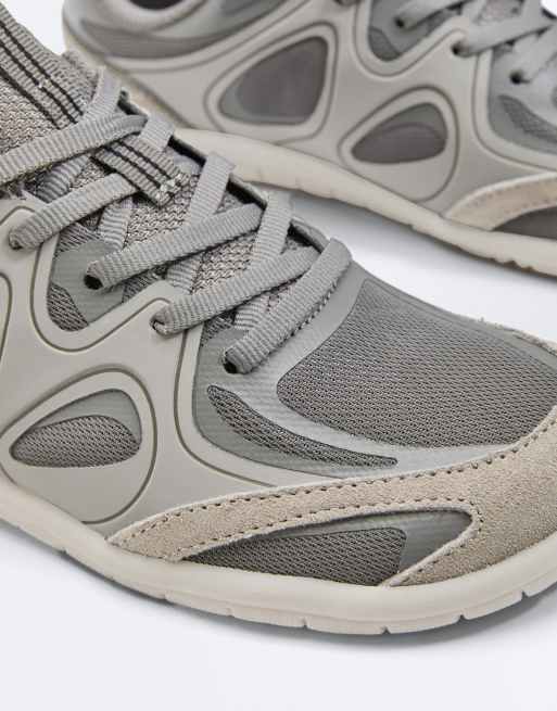 OYSHO - Barefoot Multi-Activity - Gråbrune sports-sneakers, 3 af 4