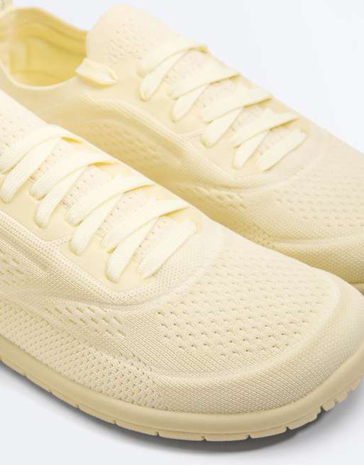 OYSHO - Barefoot - Sneakers sportive multi-attività gialle, 3 di 4