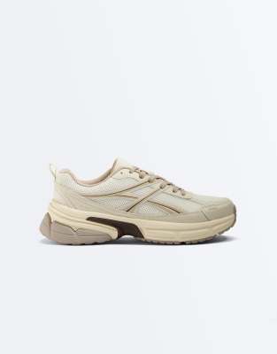 OYSHO - Baskets de course - Sable-Brown