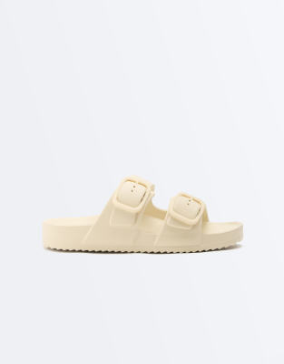 Beachwear - Sandales avec boucles - Écru-Neutre 38/39