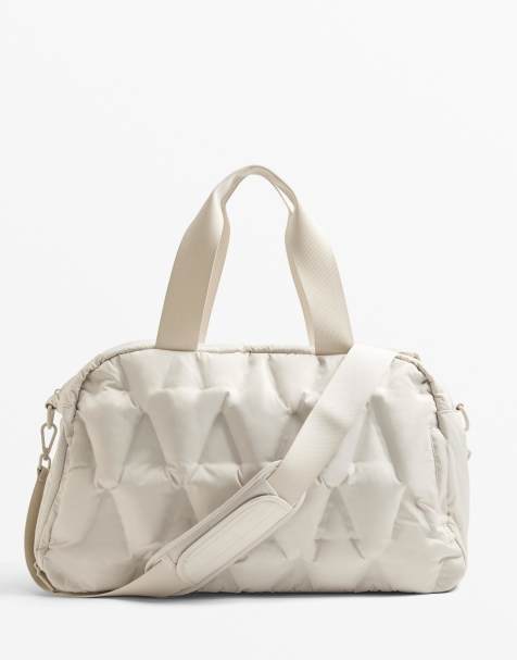 Oysho - Beige foret sportstaske med tekniske detaljer - view 1