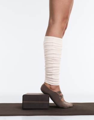 Beinstulpen aus Modalmix in Ecru-Neutral Neutral M
