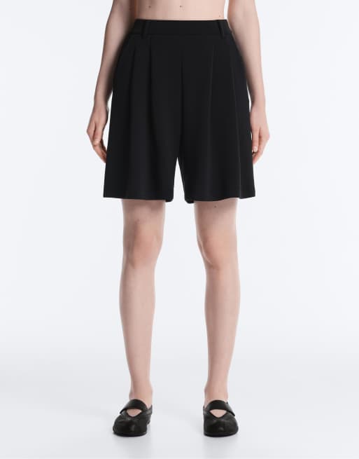 Oysho - Bermuda en modal doux à pinces - Noir, 2 de 4