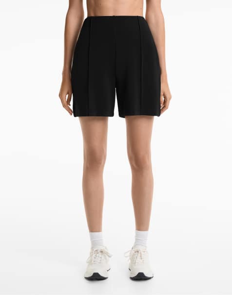 Oysho - Bermuda en modal doux au toucher à taille ultra haute - Noir - view 1