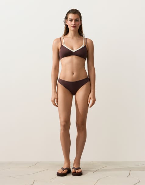 OYSHO - Bikini classico marrone - view 1