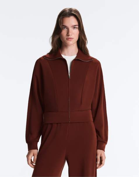 OYSHO - Bomber en modal doux - Marron - view 1