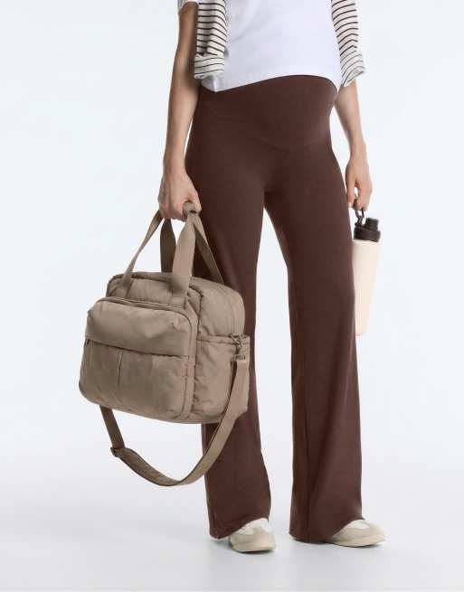 Oysho - Borsa premaman marrone tostato grande, 2 di 7