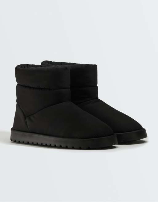 OYSHO Bottines en nylon noires, 3 de 7