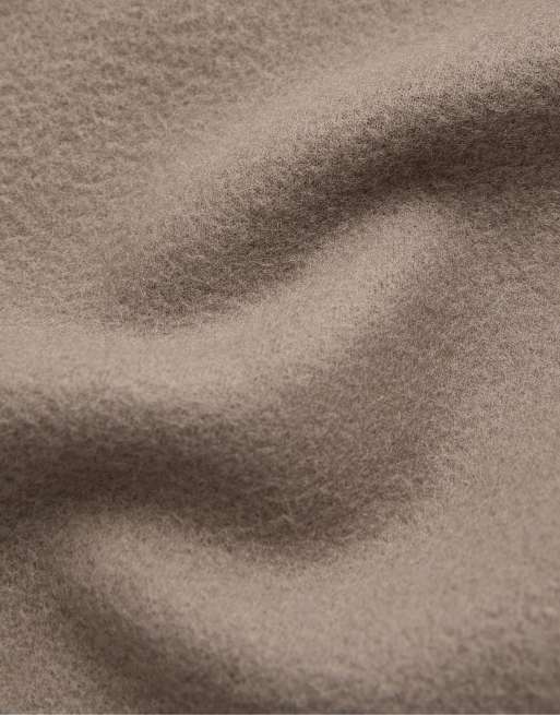 OYSHO Boxy sweatshirt with brushed modal in light brown, 7 of 7