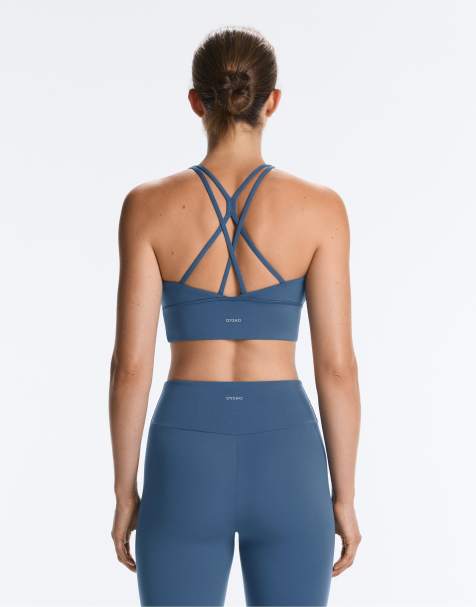 OYSHO brassière de sport Comfortlux maintien moyen avec bonnets en bleu foncé - view 1