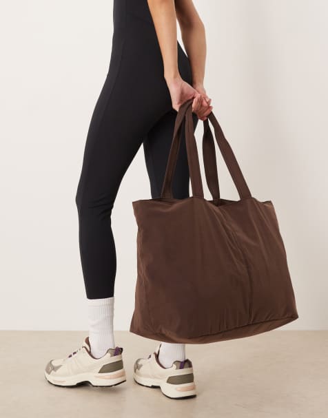 OYSHO – Brun, mjuk shoppingväska - view 1