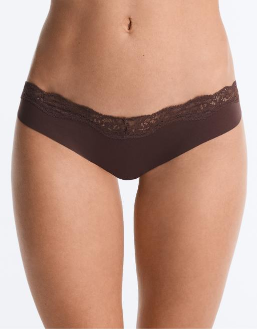 OYSHO – Bruna, klassiska trosor i laserskuren spets och polyamidmix, 3-pack, 2 av 4