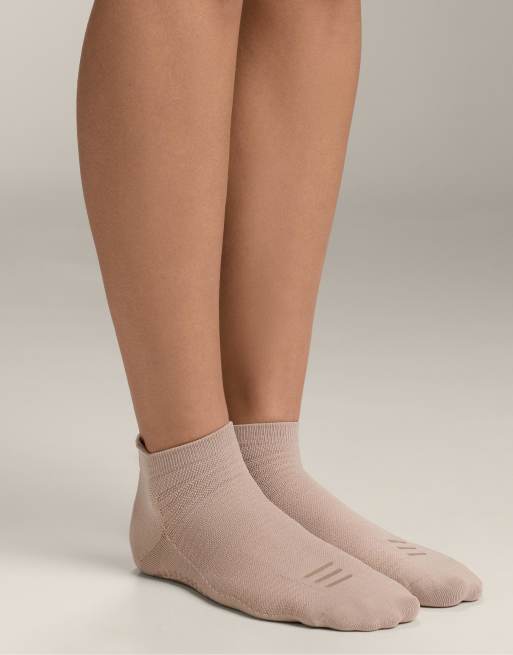 OYSHO – Bruna sneakerstrumpor för yoga och pilates i polyamid, 2 par, 4 av 4