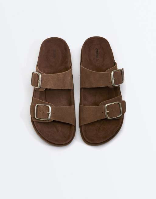 OYSHO - Brune plateau-sandaler med spænder, 2 af 4