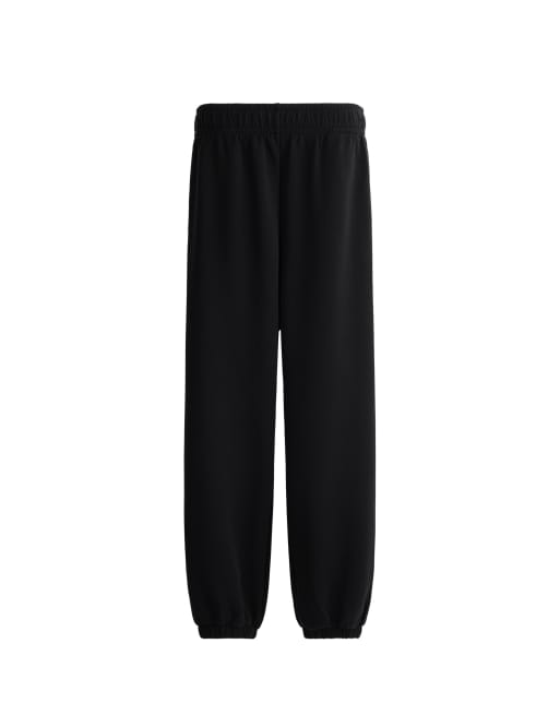 OYSHO Brushed modal joggers in black, 5 of 5