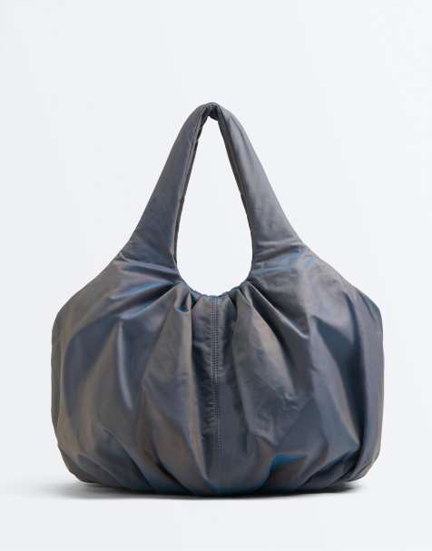 OYSHO - Cabas froncé - Bleu - view 1