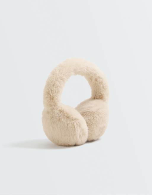 OYSHO cache-oreilles en fausse fourrure couleur vison, 2 de 4