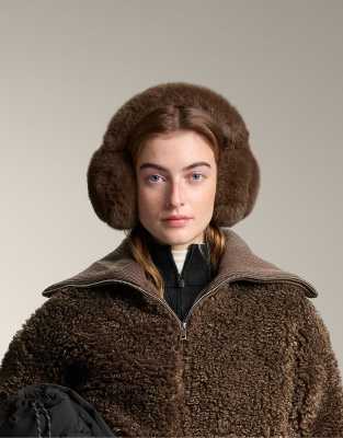 OYSHO - Cache-oreilles en fausse fourrure - Marron-Brown
