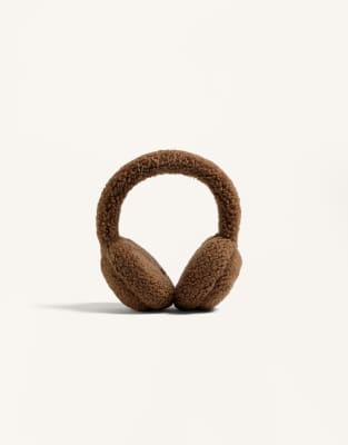 OYSHO - Cache-oreilles en imitation peau de mouton - Taupe-Neutre