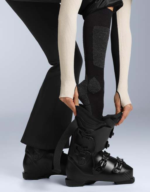 OYSHO - Chaussettes de ski montantes en laine mélangée Woolmark® - Noir, 3 de 4