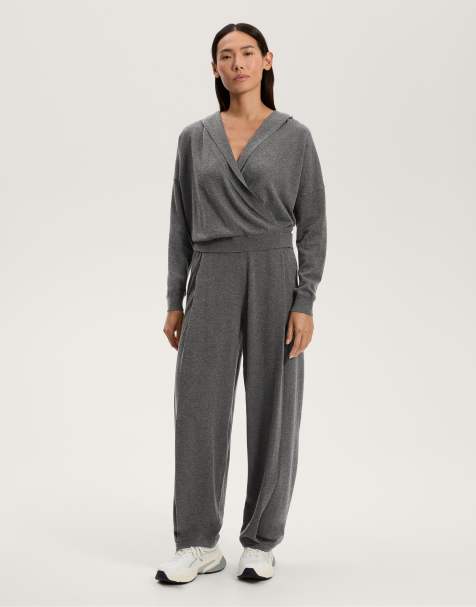 OYSHO - Cocoon - Pantalon en maille - Gris - view 1