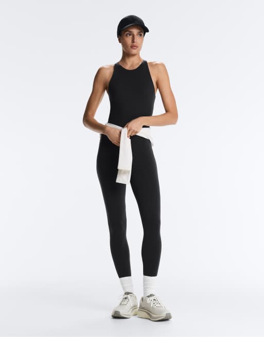 Oysho - Combinaison dos nu longue avec effet de compression - Noir, 2 de 4