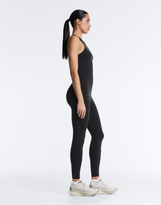 Oysho - Combinaison dos nu longue avec effet de compression - Noir, 3 de 4