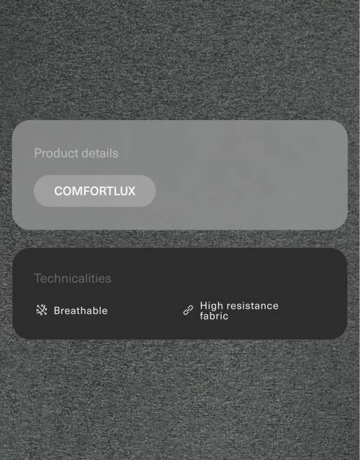 OYSHO combishort Comfortlux chiné à dos nu en gris foncé, 6 de 7