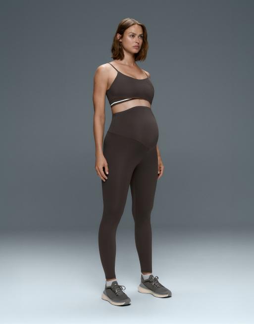 OYSHO Comfortlux 65cm maternity leggings in dark grey, 5 of 6