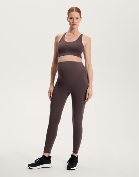 OYSHO Comfortlux 65cm maternity leggings in grey-purple - view 1