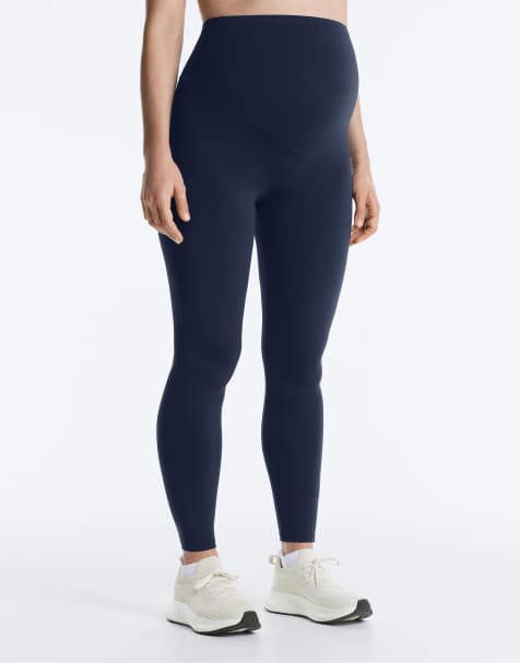 OYSHO Comfortlux 65cm maternity leggings in navy - view 1