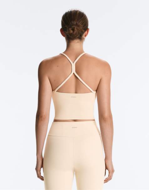 OYSHO – Comfortlux – Beige linne med flätade axelband - view 1