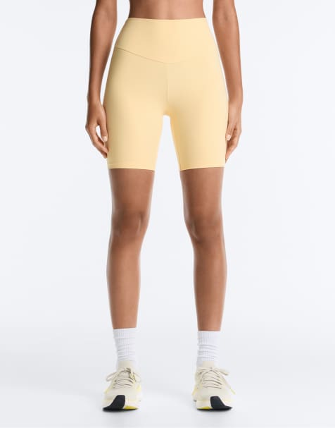 OYSHO – Comfortlux – Blå, korta leggings med hög midja på 20cm - view 1