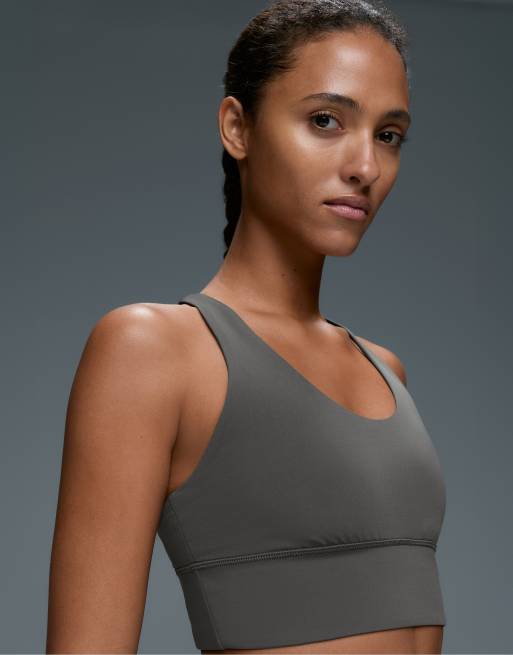 OYSHO - Comfortlux - Brassière de sport à maintien intermédiaire avec bonnets - Gris, 3 de 6