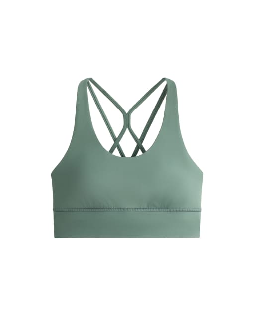 OYSHO - Comfortlux - Brassière de sport à maintien intermédiaire avec bonnets - Vert, 4 de 7