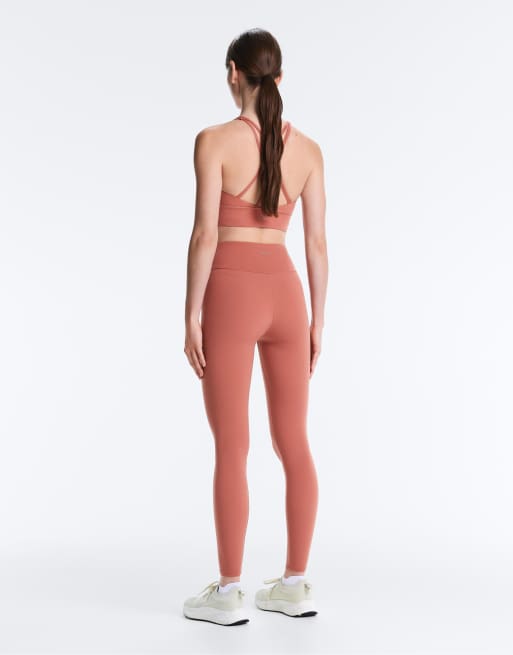 OYSHO - Comfortlux - Brassière de sport maintien intermédiaire à bonnets préformés - Corail, 4 de 7