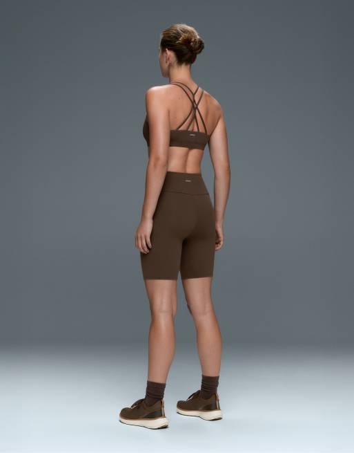 Oysho - Comfortlux - Brune 20-cm-shorts med høj talje, 4 af 7