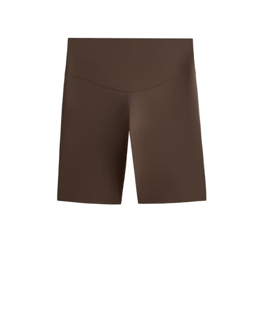 Oysho - Comfortlux - Brune 20-cm-shorts med høj talje, 6 af 7
