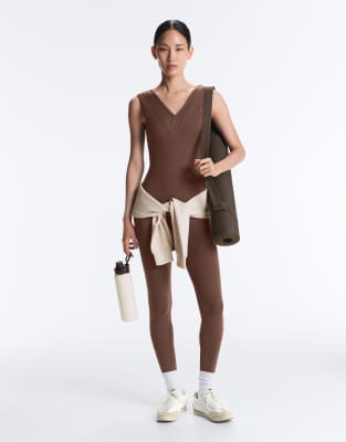 Comfortlux - Combinaison plissée longue - Marron S