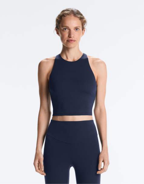 OYSHO - Comfortlux - Débardeur à bretelles avec bonnets - Marine - view 1