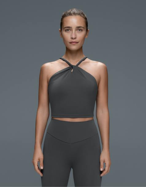 Oysho - Comfortlux - Débardeur dos nu à détail tressé - Gris - view 1