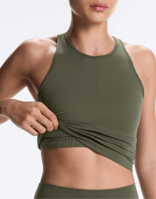 Oysho - Comfortlux - Débardeur dos nu à dos ouvert - Vert moyen, 2 de 4