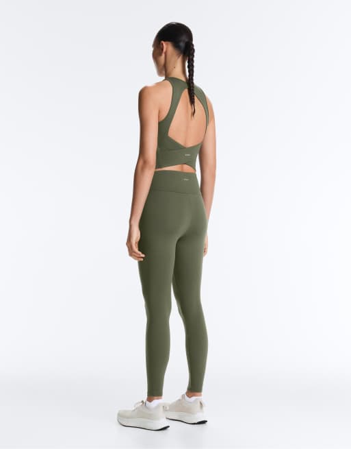 Oysho - Comfortlux - Débardeur dos nu à dos ouvert - Vert moyen, 3 de 4